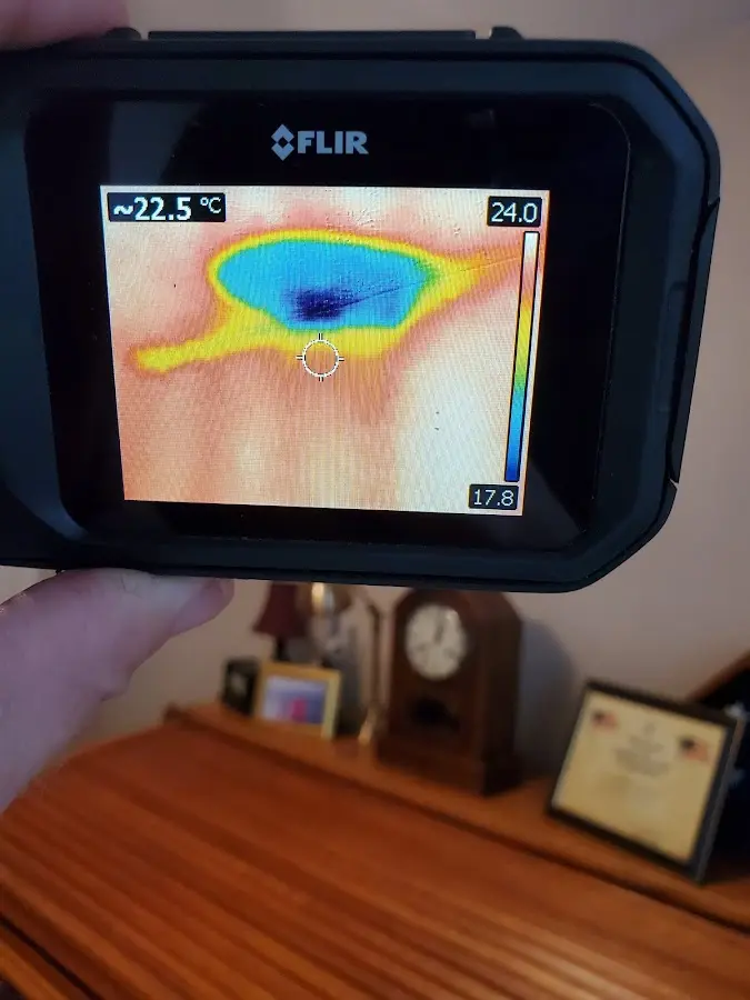 Thermal imaging inspection for water damage in Waterford